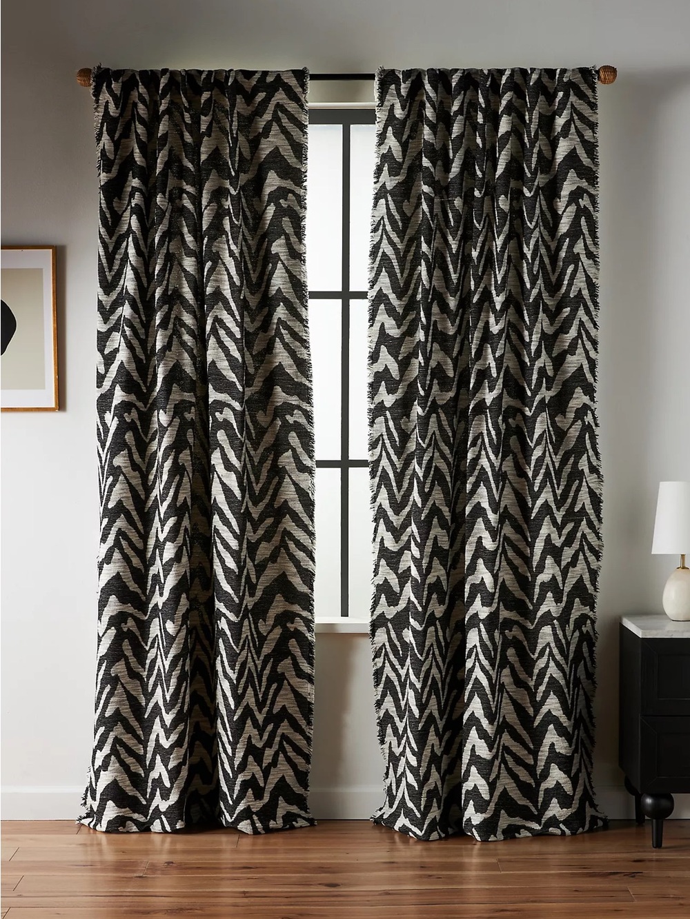 Anthropologie Calantha Jacquard Curtains